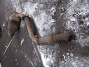 Приемная труба глушителя